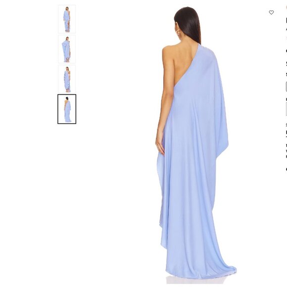 NWT Azeeza Elm Gown in Island size large - Picture 2 of 7